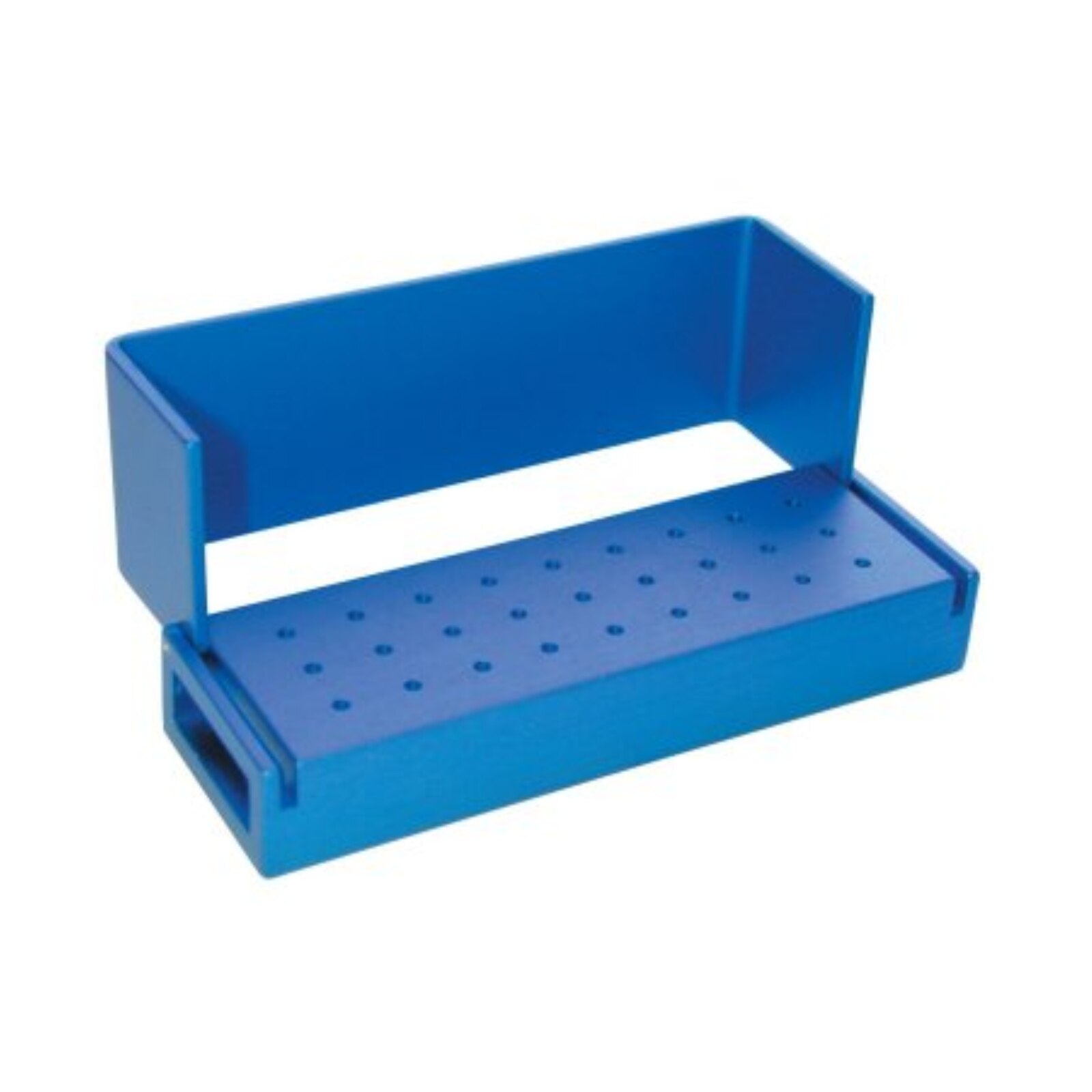 Bur Block Aluminum 27 Hole Blue Swivel Top EA thumbnail 6