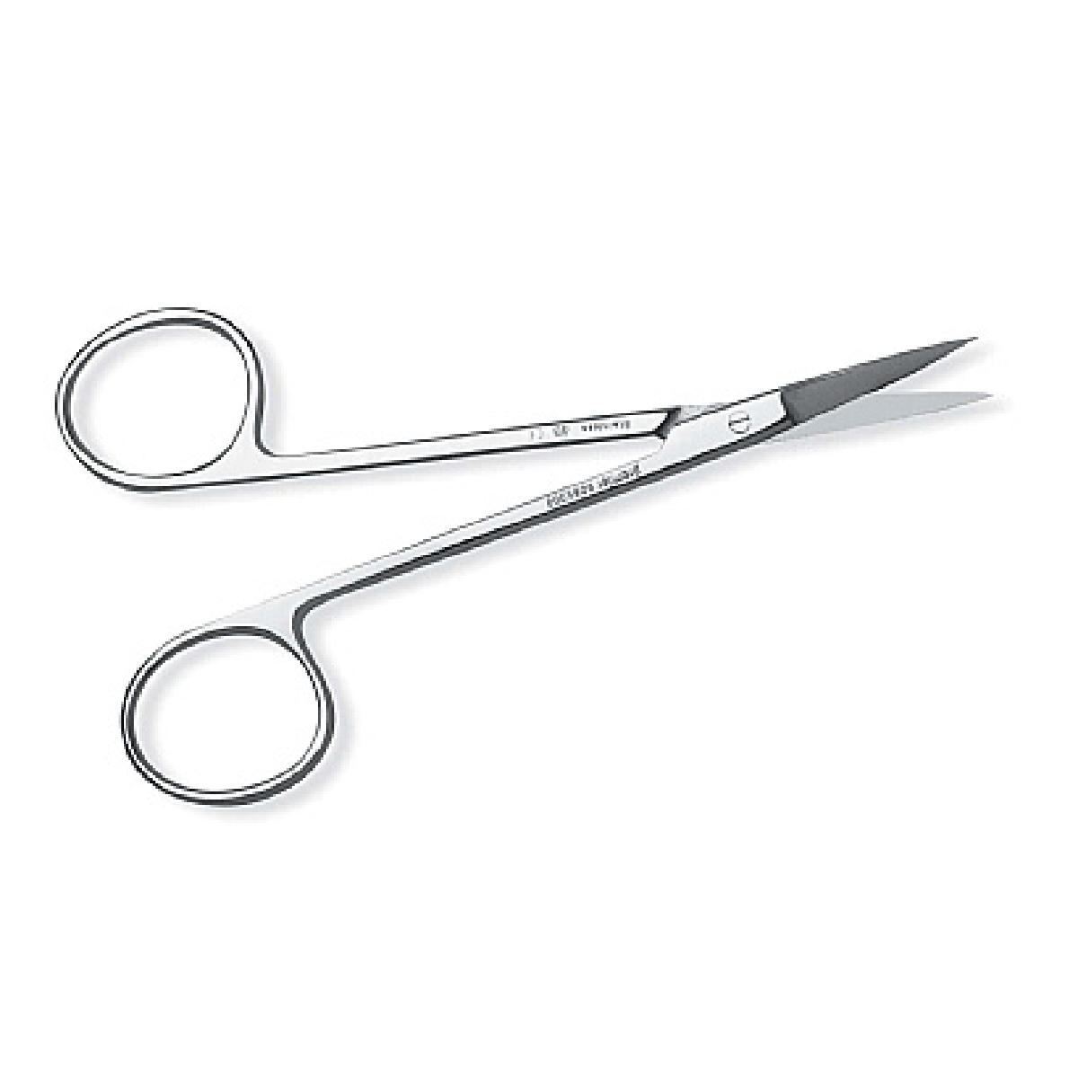 Tissue Scissors, Iris, Straight/Delicate, Stainless Steel, 4-1/2", 1/Pk, 9085200 product image