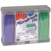 Microbrush Plus Dispenser Regular Assorted 400/Pk