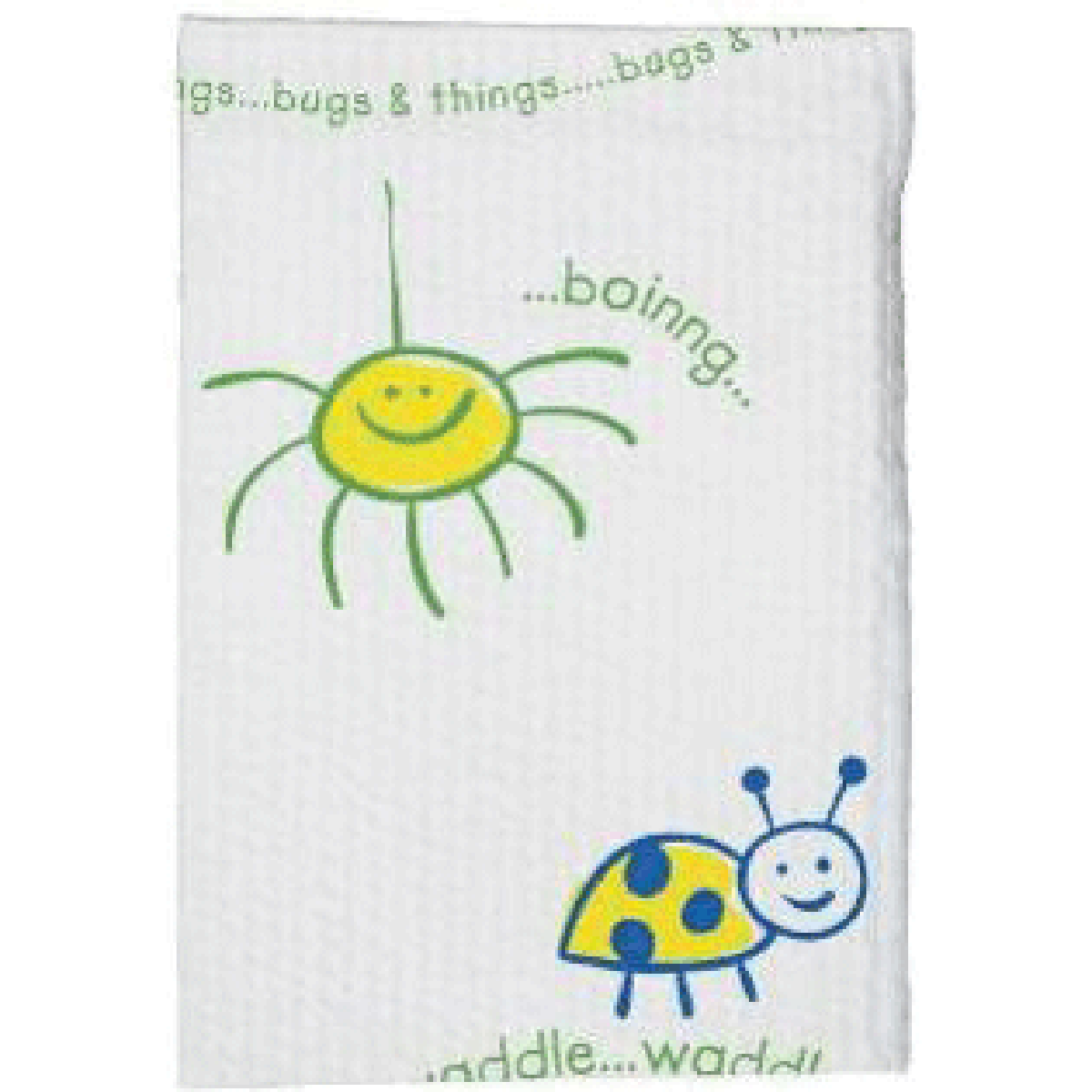 Choice Poly-Back Towels, 2-Ply, Waffle-Embossed, 10" x 13", Bugs and Things, 250/Pk (Discontinued) thumbnail 9