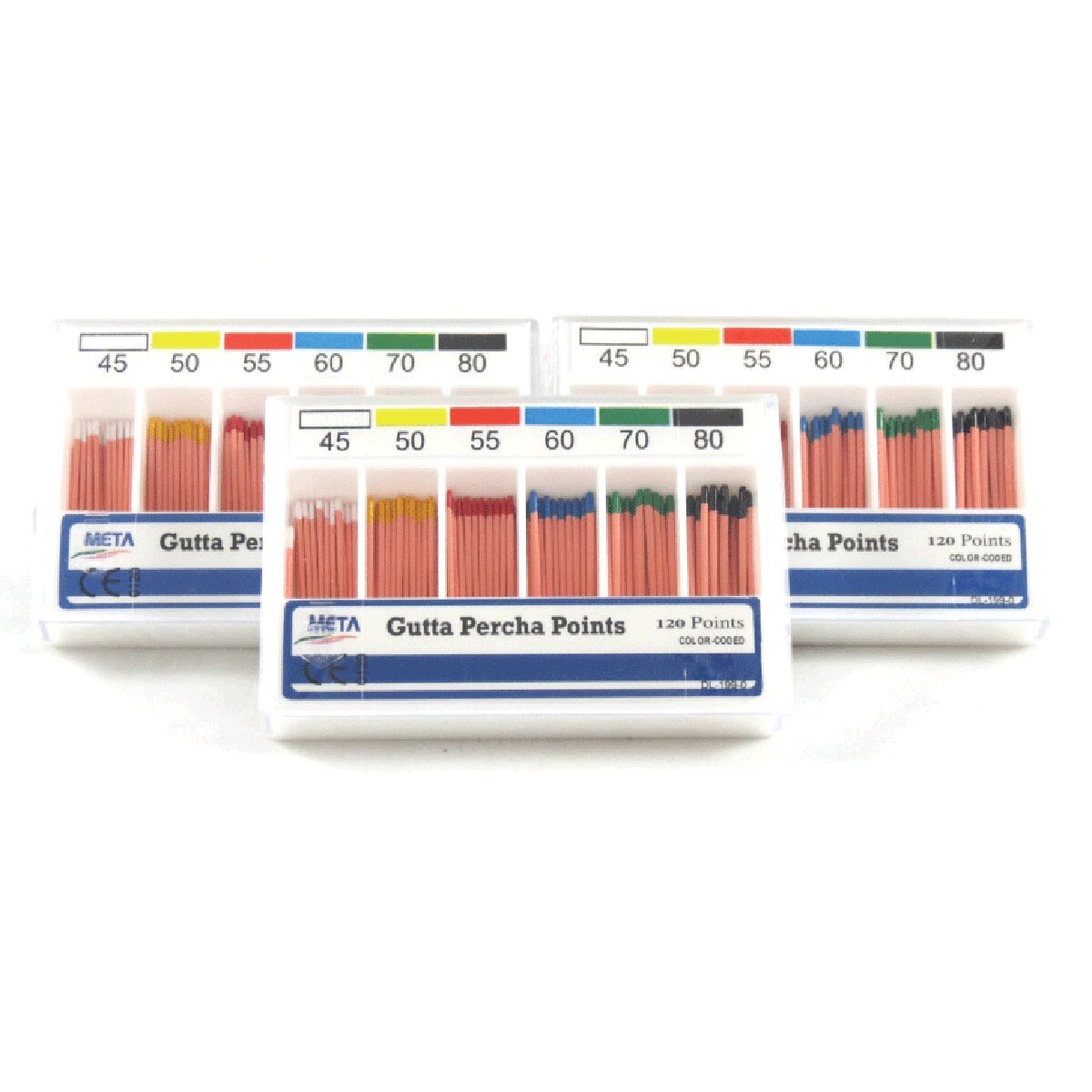 Standardized Gutta Percha Points, Compartment, 0.02 Taper, # 25, Red, 100/Pk, 12650 thumbnail 6