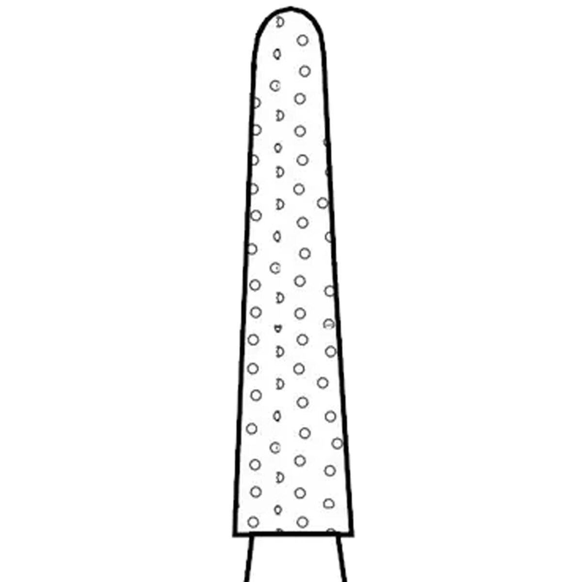 Two Striper Diamond Burs, FGSS, Short Cut, Round-End Taper, 770.8 S, 1.8 mm, Coarse, Green, 5/Pk, 2015905 thumbnail 6