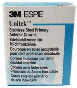 3M Unitek SS Primary Anterior Crowns, 907035, Upper Right Lateral, Size 5, 5 Crowns