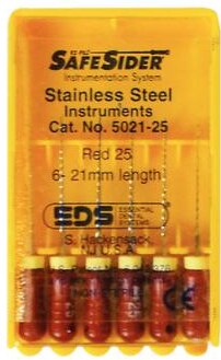 SafeSider Stainless-Steel Hand Reamers, 21 mm, 0.02 Taper, # 25, Red, 6/Pk, 5021-25 thumbnail 10