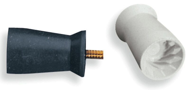 Turbo Prophy Cups, Screw Type, Soft, Gray, 720/Pk, 052105 product image