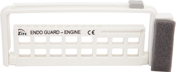 Steri-Endo Guard, 16-Hole, for Engine and Hand Files, 5 3/8" x 3/8" x 2 3/16", White, 1/Pk, 50Z452A product image