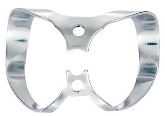 Hygenic Rubber Dam Clamp, Gloss Finish, # W9, Wingless, 1/Pk, H02770 thumbnail 4