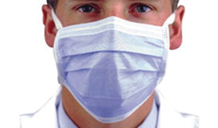 Com-Fit Earloop Super High Filtration Masks, Blue, 40/Box product image