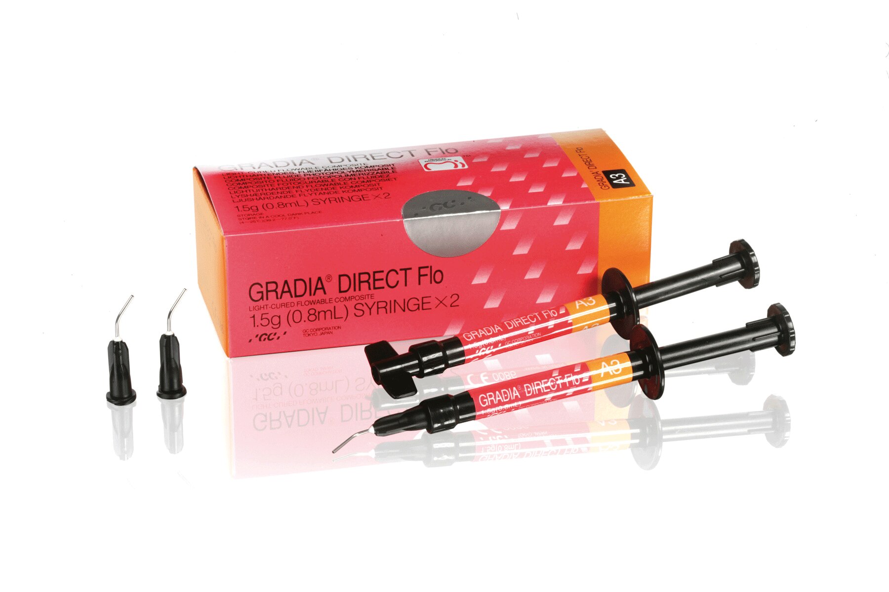 Gradia Direct Flo Microfilled Hybrid Resin Composite, Light-Cure, Syringe Refill, 1.5 g, A3.5, 2/Pk thumbnail 11
