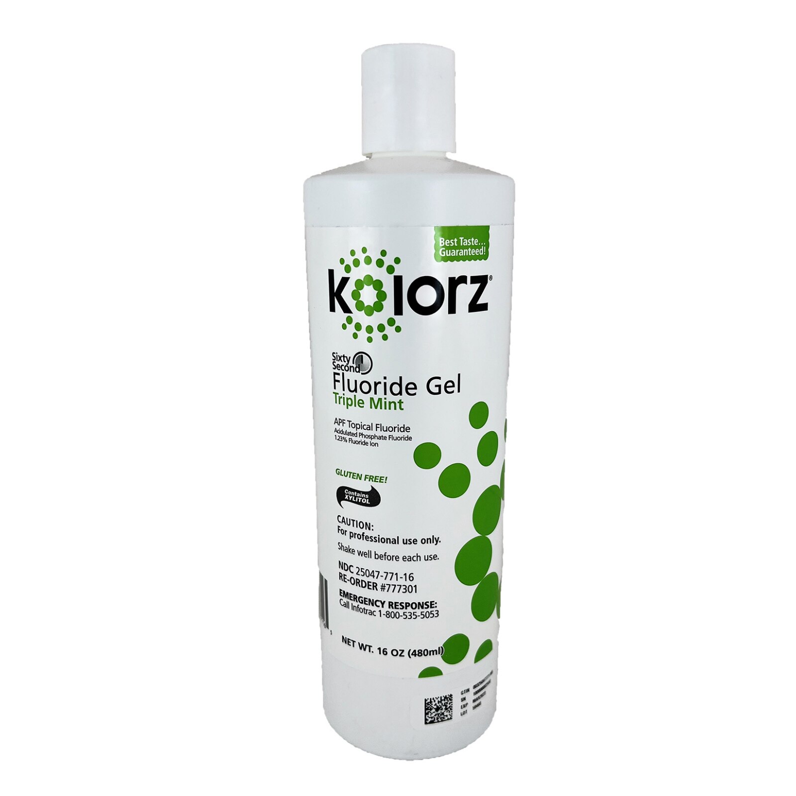 Kolorz Fluoride Gel 1.23% APF Mint 2/Pk thumbnail 10
