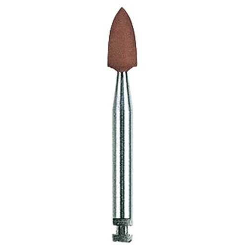 NTI Silicone Polishers, RA, Flame, # 060, 6 mm, Universal, Brown, 10/Pk, P0033-031 product image