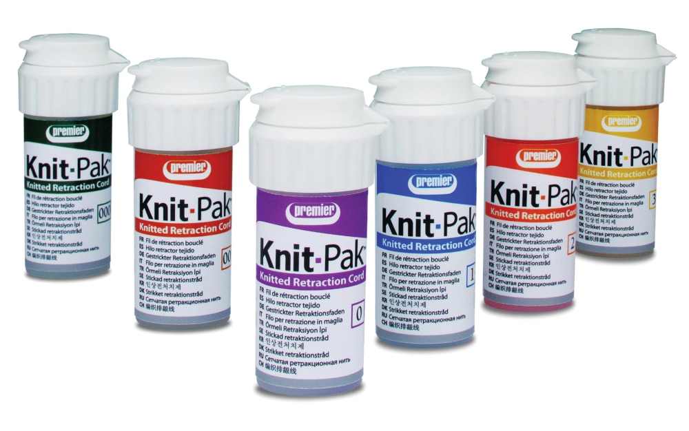 Knit-Pak Knitted Retraction Cord, Plain, # 1, 100", Blue, 1/Pk, 9007554 thumbnail 10