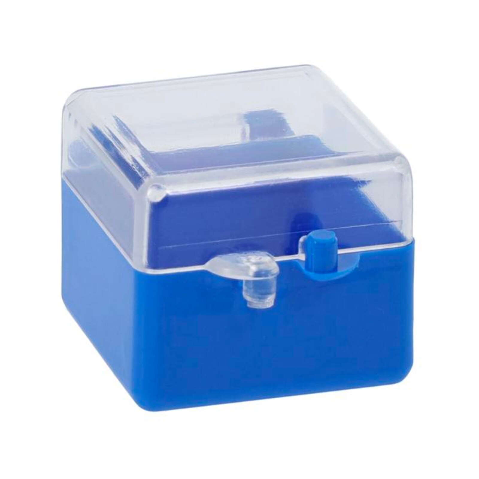 Plastic Rigid Box 1" Blue/Clear 1000/Pk product image
