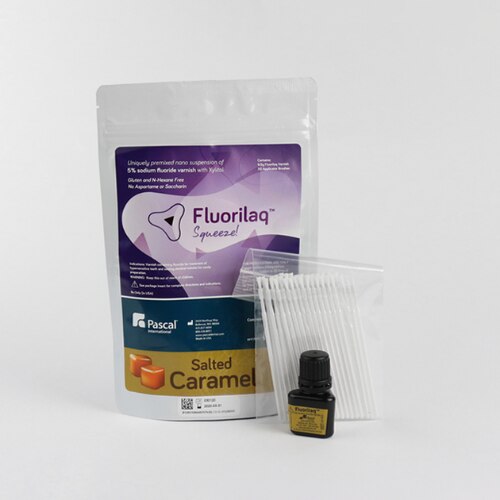 Fluorilaq Squeeze Fluoride Varnish Fluoride 9.5 mL Salted Caramel 9.5GM/BT thumbnail 5