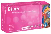 Aurelia Blush Nitrile Gloves Medium 200/Box