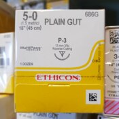 Suture Plain Gut P3 5/0 18''12/Bx