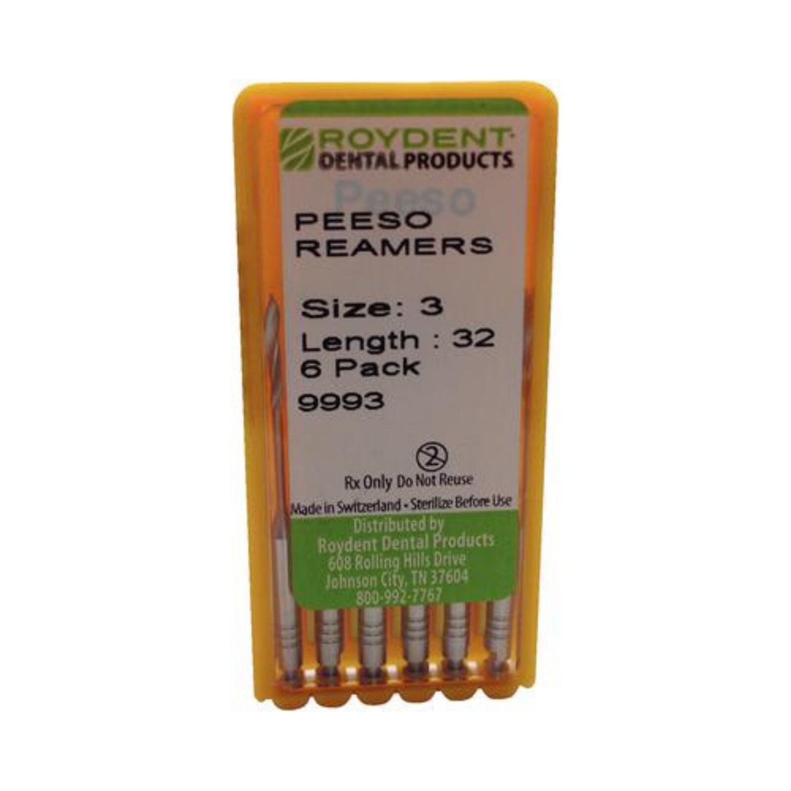 Peeso Reamer 32 mm Size 3 6/Bx thumbnail 4