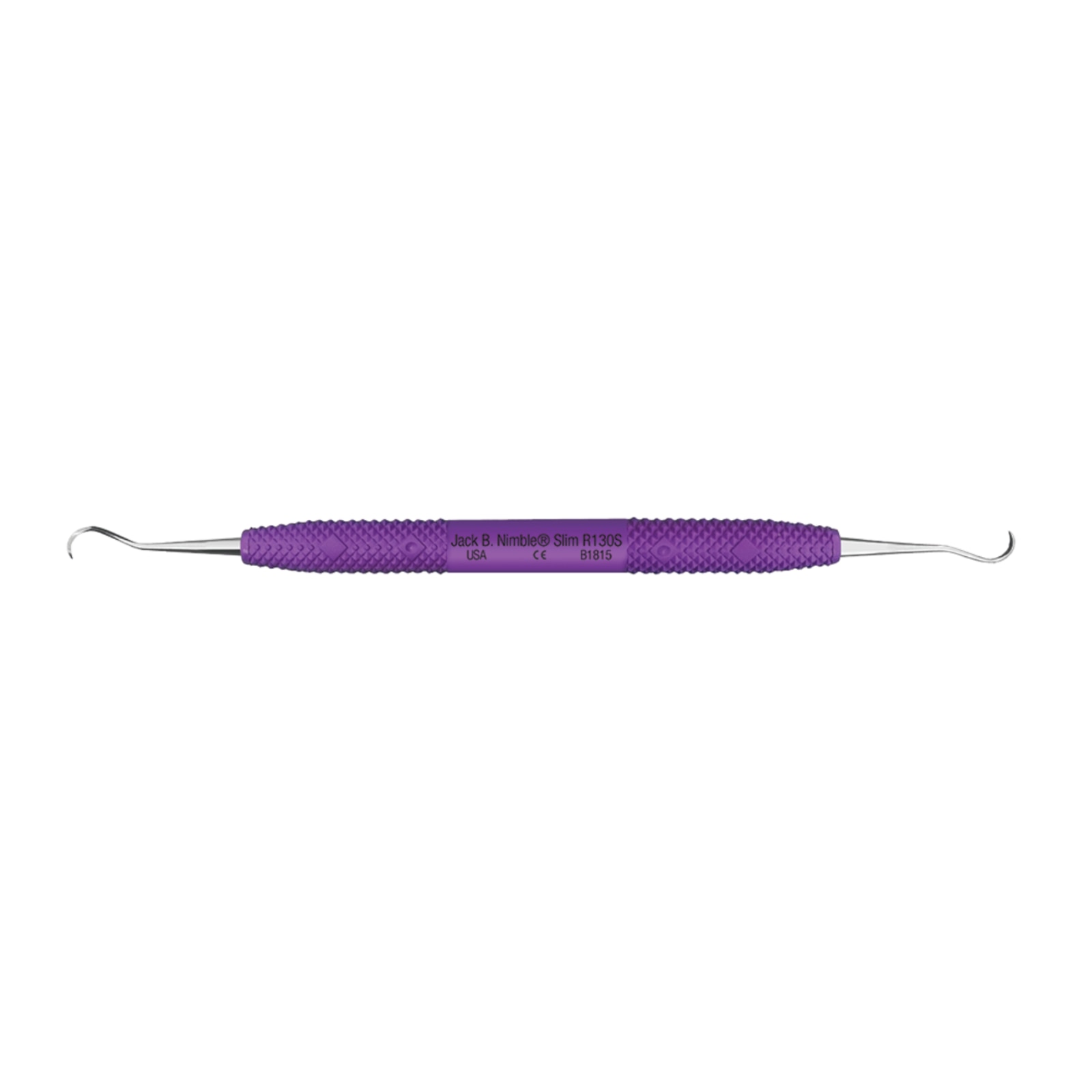 Cruise Line Sickle Scaler, Double-Ended, Jack B. Nimble, Slim, Anterior, Purple, 1/Pk, R130S product image