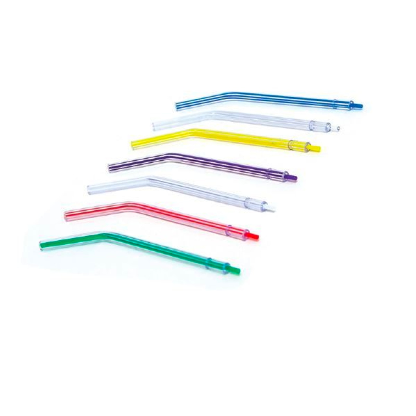 Crystal Tip Type Plastic Core Air/Water Tips, Rainbow, 1600/Pk, AWPCT - Crystal Tip Type Plastic Core Air/Water Tips, Rainbow, 1600/Pk, AWPCT - Image 1