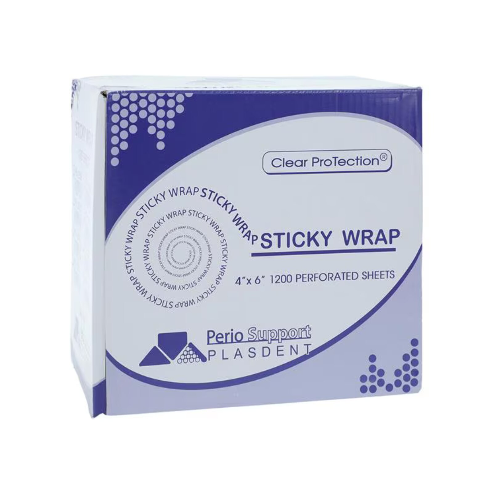 Sticky Wraps Barrier Film Sheets, 4 x 6 in, Clear, 1200/Pk, PS1250C thumbnail 7