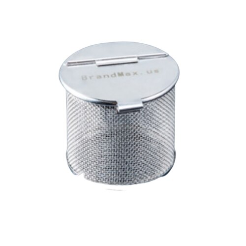 Burr Basket SS 2" Round w/Lid - Burr Basket SS 2" Round w/Lid - Image 1