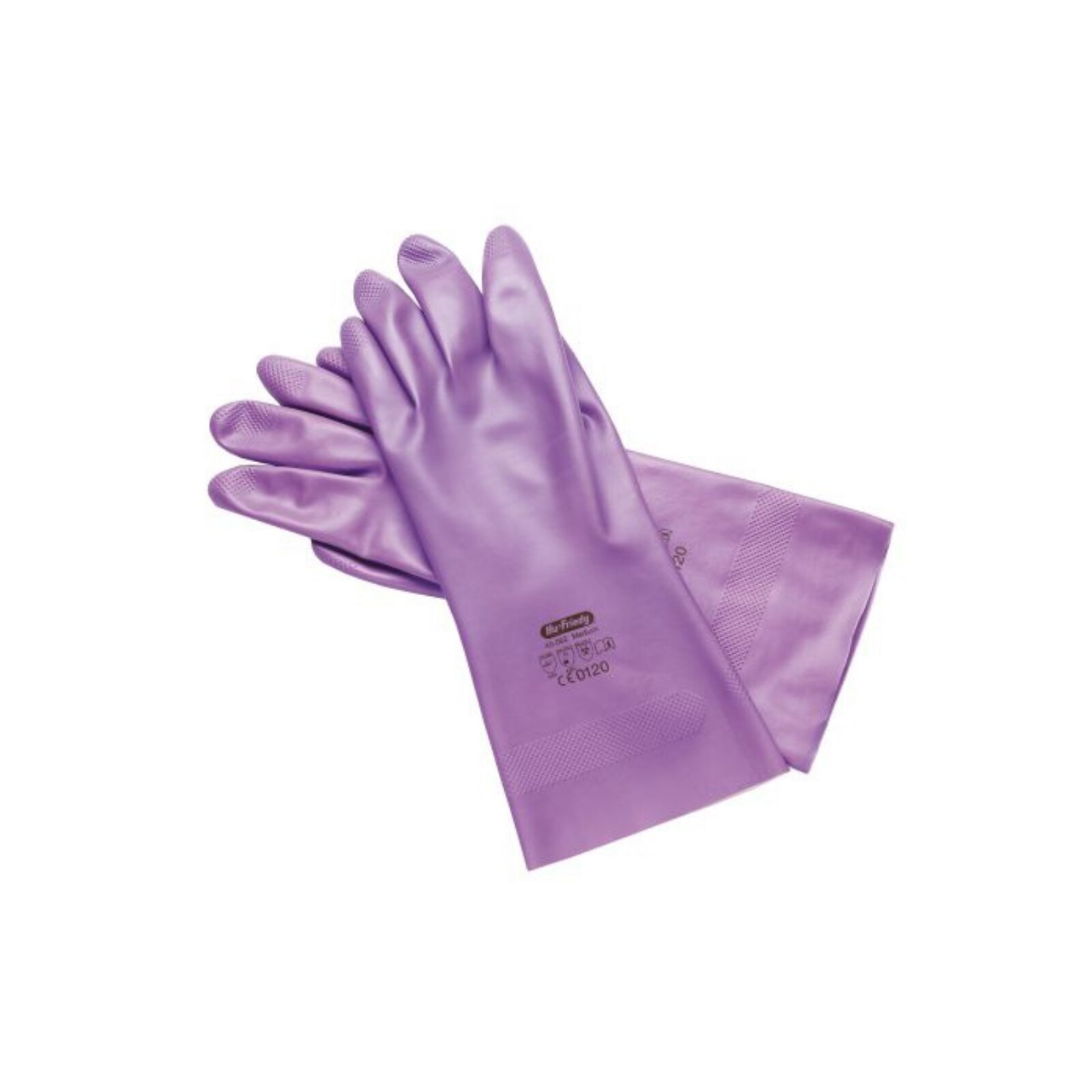 Lilac Utility Nitrile Gloves, Extra Large, # 10, 3/Box, 40-066 thumbnail 11