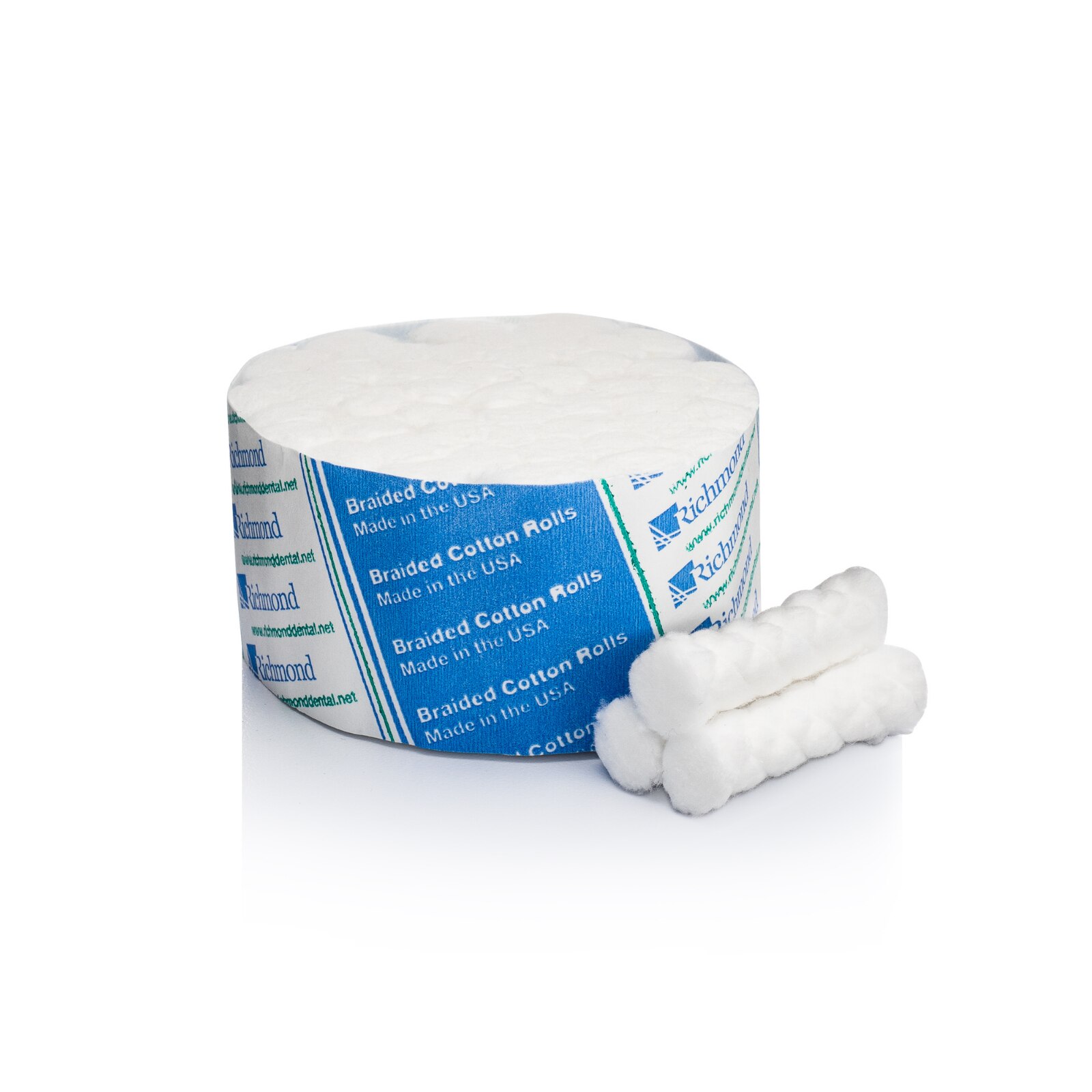 Braided Cotton Rolls, Medium, Junior Pack, 3/8" x 1 1/2", 2000/Pk, 200204 thumbnail 10