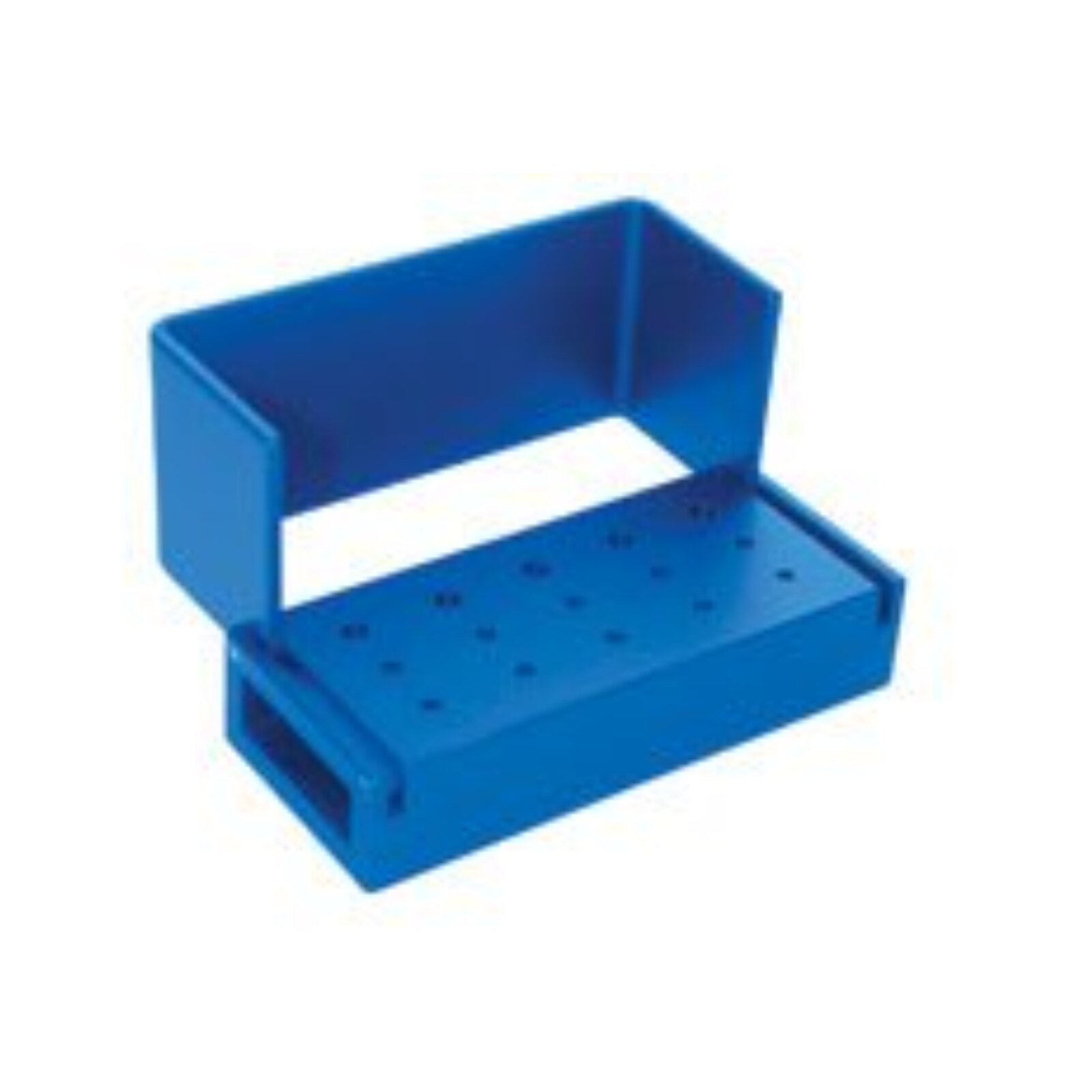 Bur Block Aluminum 15 Hole Blue Swivel Top EA thumbnail 6