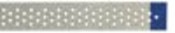 Perforated Diamond Strips Medium 4.0mm 10/Pk