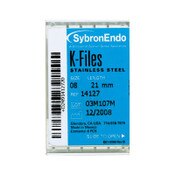 SybronEndo K-Files SS 21mm #06 6/Bx