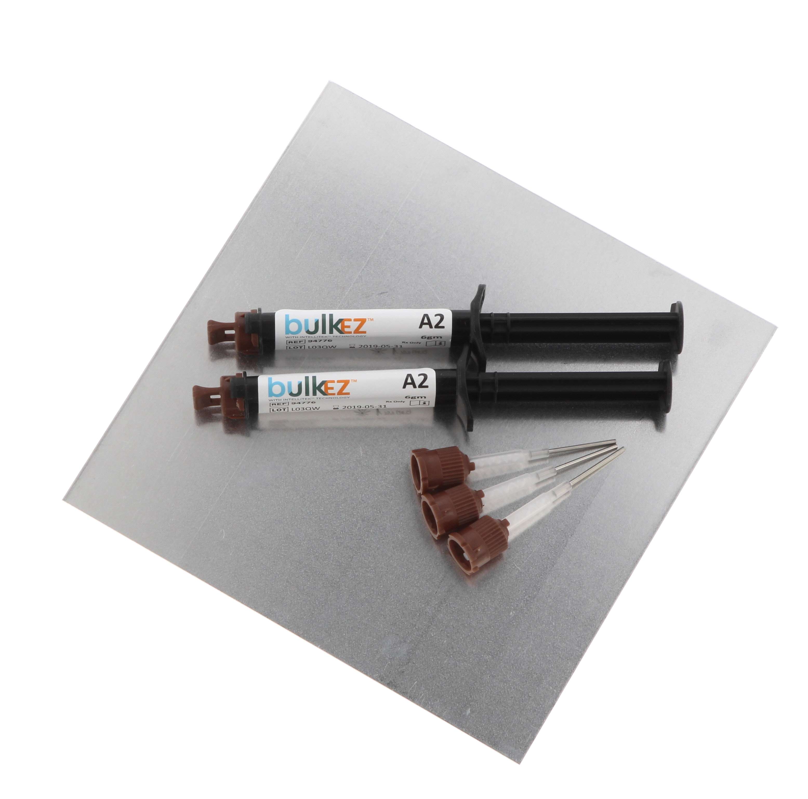 Bulk EZ Resin Bulk Fill, Dual-Cure, Syringe Refill, 6 g, A2, 2/Pk, 94776 thumbnail 7