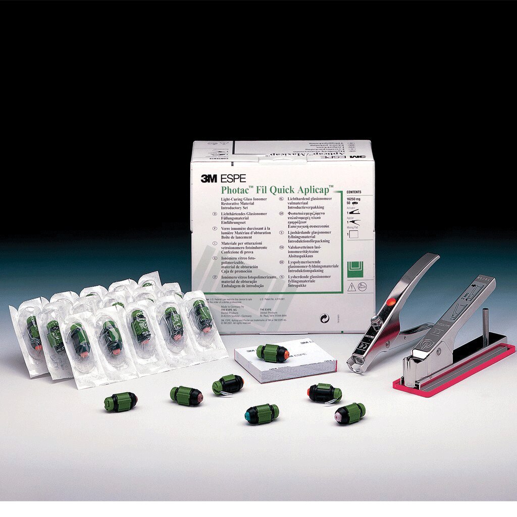 Photac-Fil Quick Aplicap Glass Ionomer Restorative, Light-Cure, Capsule Refill, A3 Universal, 50/Pk thumbnail 10