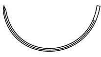 Silk Suture with C26 Needle (RC), Black Braided, 18"/45 cm, # 3-0, 12/Pk, 778B thumbnail 10