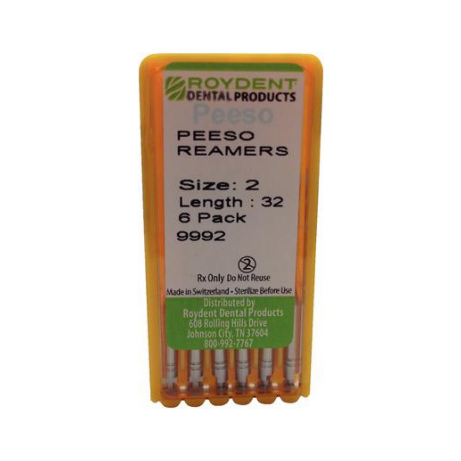 Peeso Reamer 32 mm Size 2 6/Bx product image