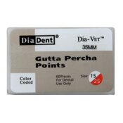 Dia-Vet Oversized Gutta Percha Points 35mm #100 60/Pk