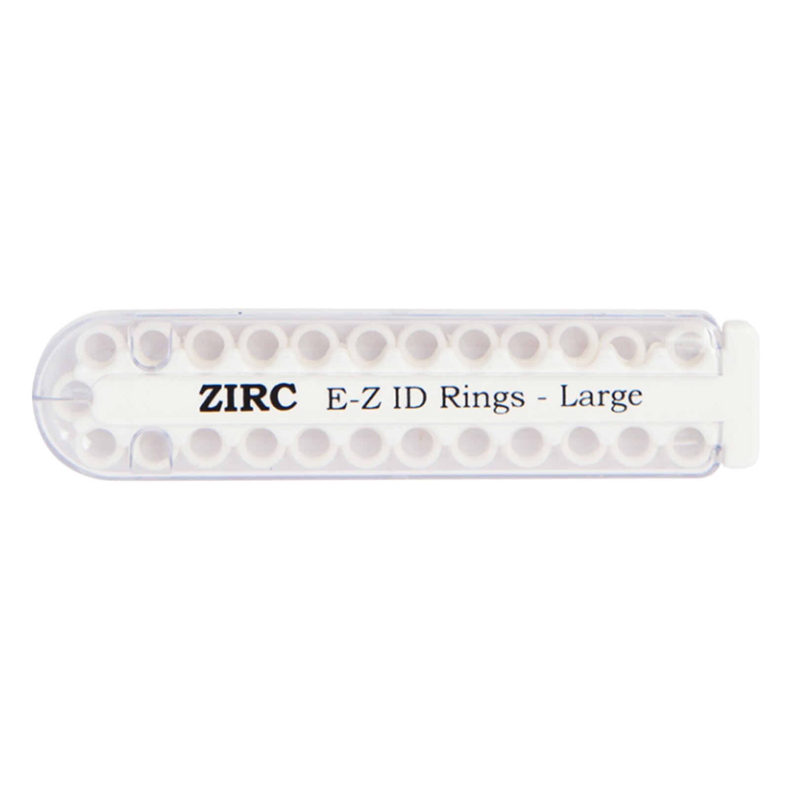 White E-Z ID Rings Large Pack of 25 thumbnail 8