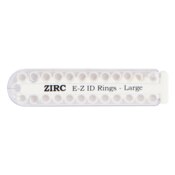 EZ-ID Instrument Rings Large White 25/Pk