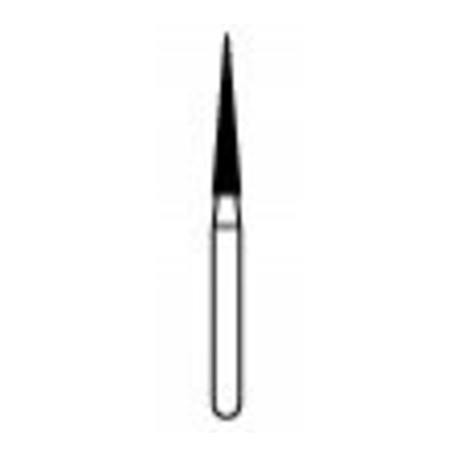 NTI Diamond Burs, FG, Needle, # F859, 1.6 mm, Fine, Red, 5/Pk F859-016 product image