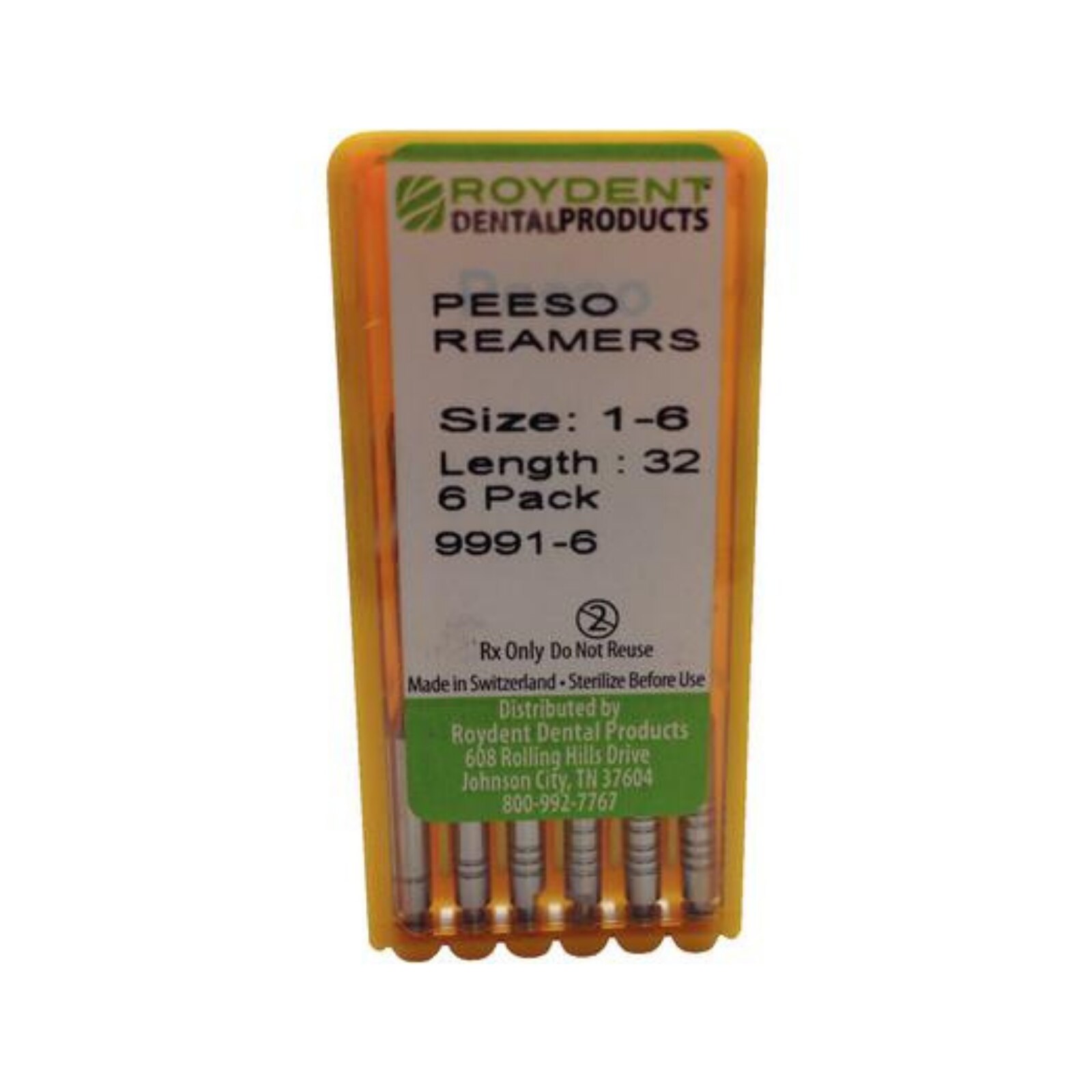 Peeso Reamer 32mm #1-6 6/Pk thumbnail 3