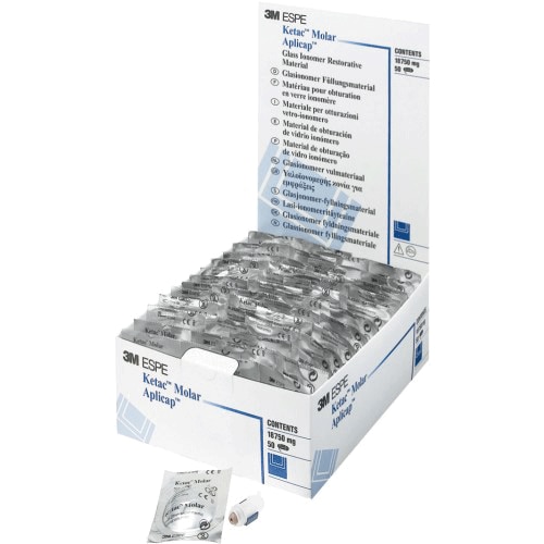 Ketac Molar Aplicap Glass Ionomer Restorative, Self-Cure, Capsule Refill, A3, 50/Pk thumbnail 5