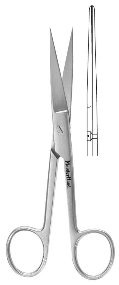 Operating Scissors Straight 4.5" - Operating Scissors Straight 4.5" - Image 1