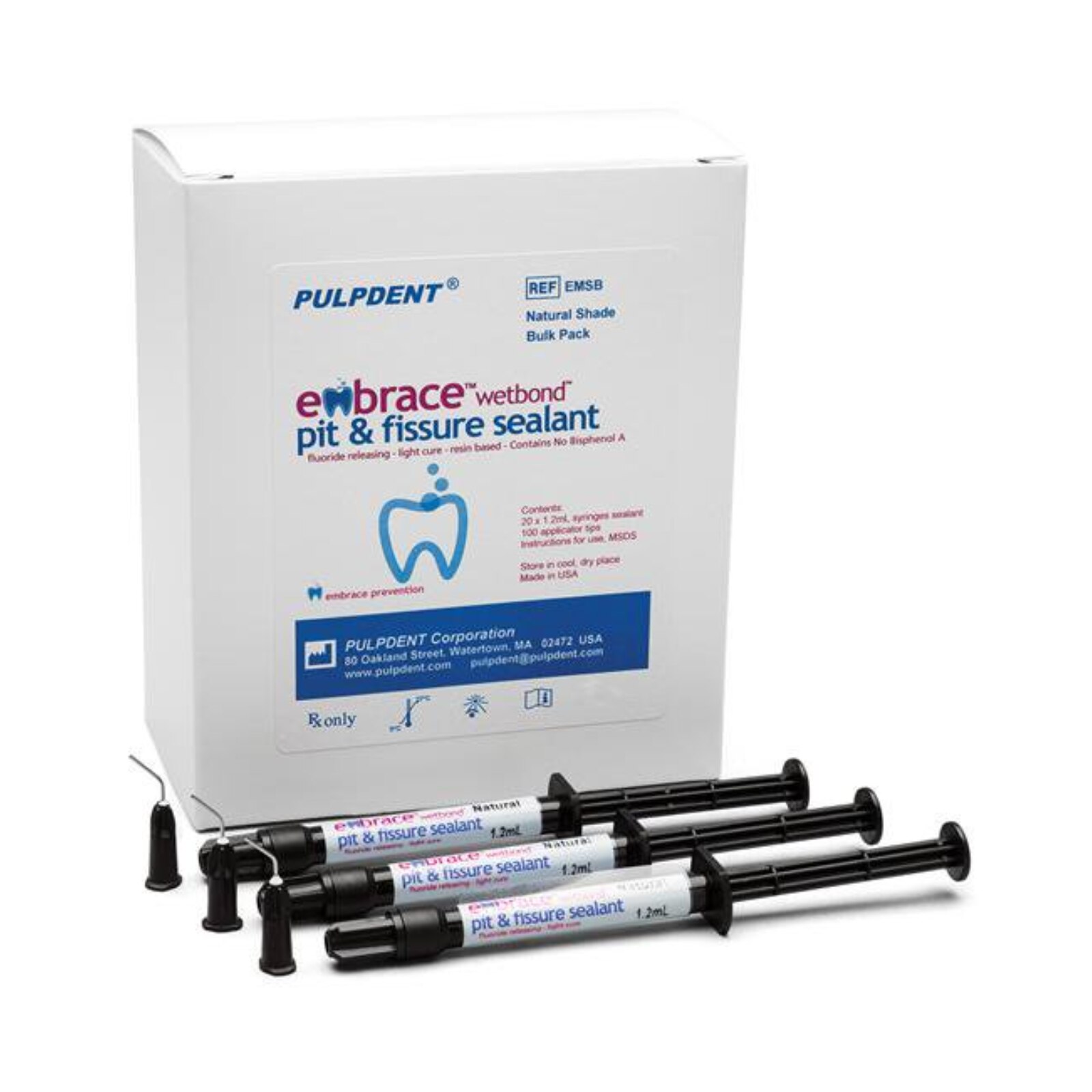 Embrace WetBond Pit & Fissure Sealant, 1.2 ml, Natural Shade, 20/Pk, EMSB thumbnail 9