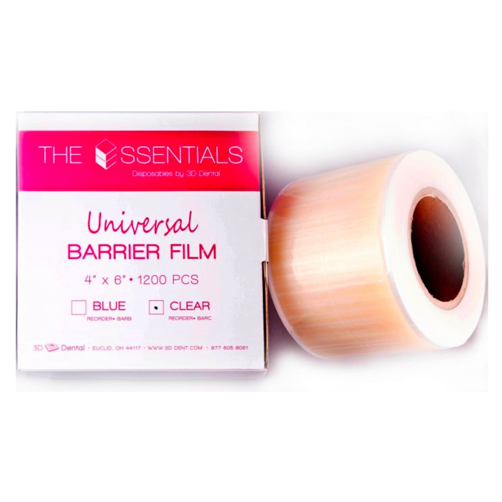 Non-Sterile Barrier Films, 4" x 6", Clear, 1200/Roll, BARC - Non-Sterile Barrier Films, 4" x 6", Clear, 1200/Roll, BARC - Image 1