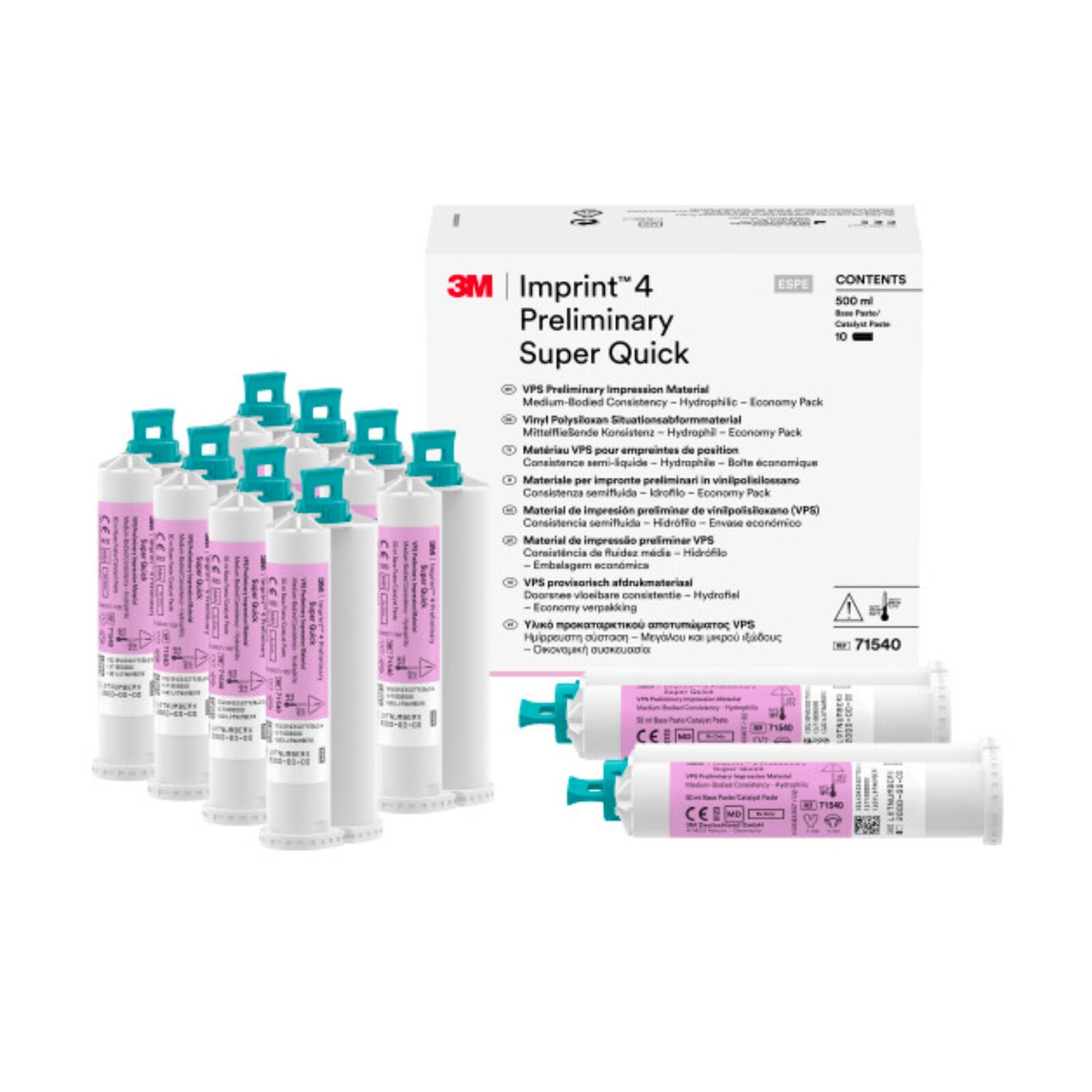 Imprint 4 Preliminary VPS Alginate Cartridge, Economy, Super Quick, 50 ml, 10/Pk thumbnail 9