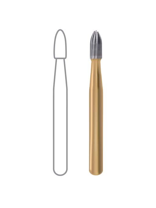 Carbide Bur Trimming & Finishing Friction Grip 7404 10/Pk thumbnail 10