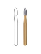 Midwest Trimming & Finishing Burs 7404 FG 10/Pk