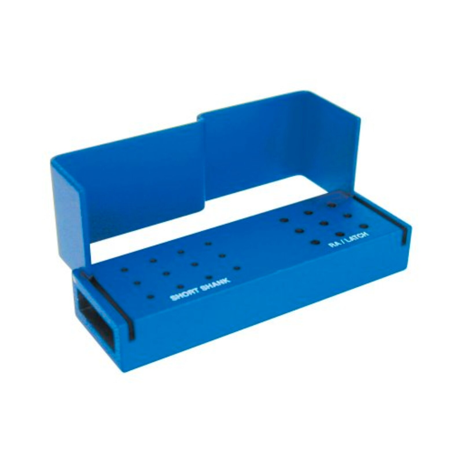 Bur Block Aluminum 21 Hole Blue Swivel Top Ea product image
