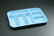 Set Up Tray Divided Size B Teal