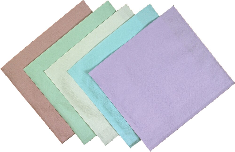 Choice Poly-Back Towels, 3-Ply Tissue, Waffle-Embossed, 13" x 18", Mauve, 500/Pk thumbnail 9