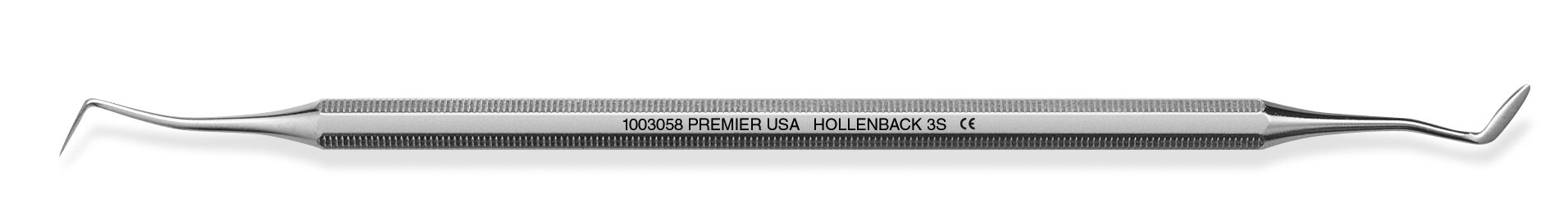 Carver, Hollenback, Double-End, Octagonal Handle, # 3S (1/2), 1/Pk, 1003058 thumbnail 6